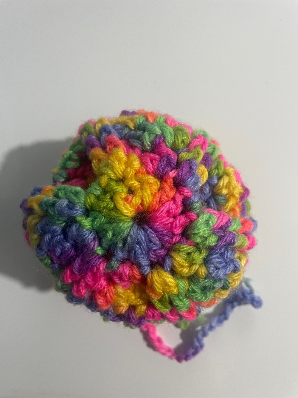 Miniature rainbow-colored pouch - Picture 4 of 4